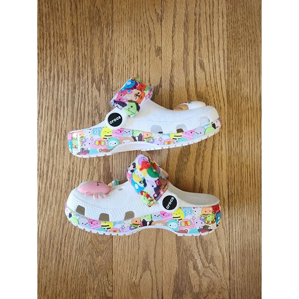 Crocs Kids 11 Squishmallows Classic Clog PS Girls Shoes VGUC